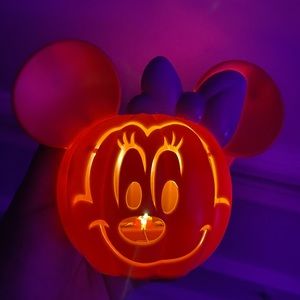 Minnie and Mickey pumpkins